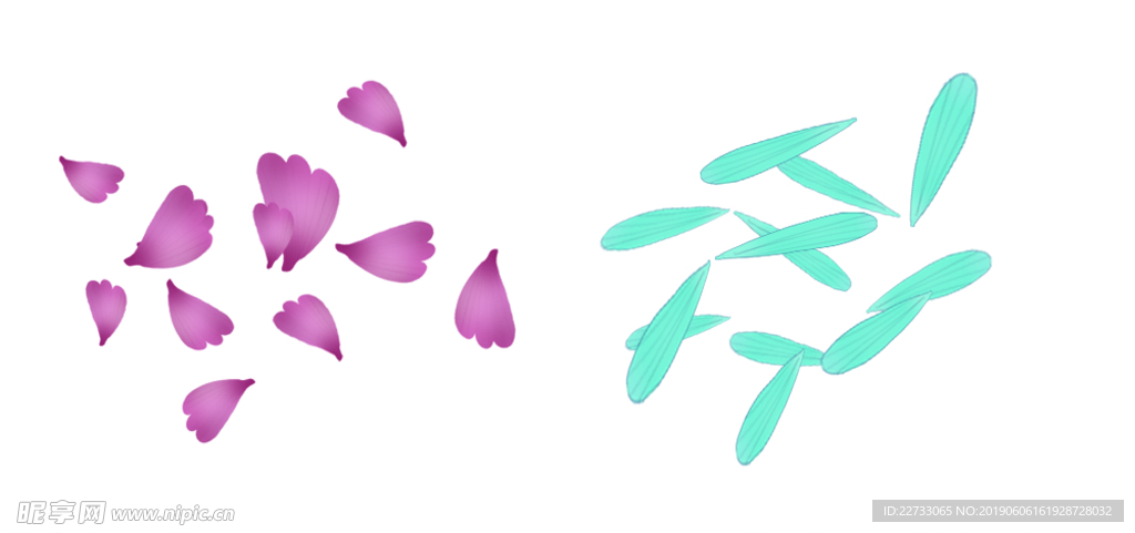 唯美飘落花瓣
