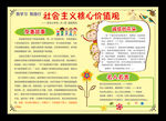 诚信友善小报社会主义核心价值观