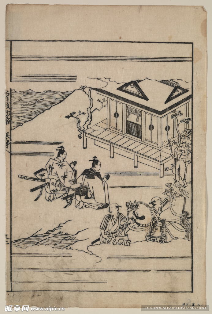 菱川师宣浮世绘作品