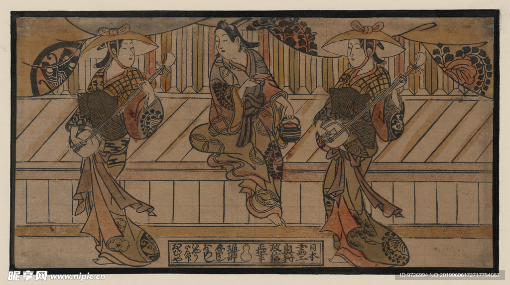 菱川师宣浮世绘作品