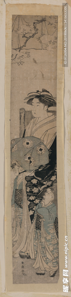 胜川春潮浮世绘作品