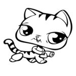 简笔画猫咪