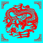 龙剪纸