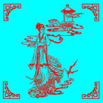 洛神剪纸