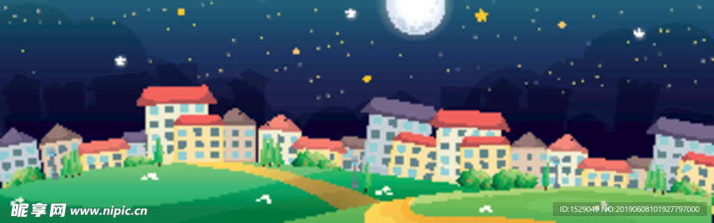 城市夜晚风景
