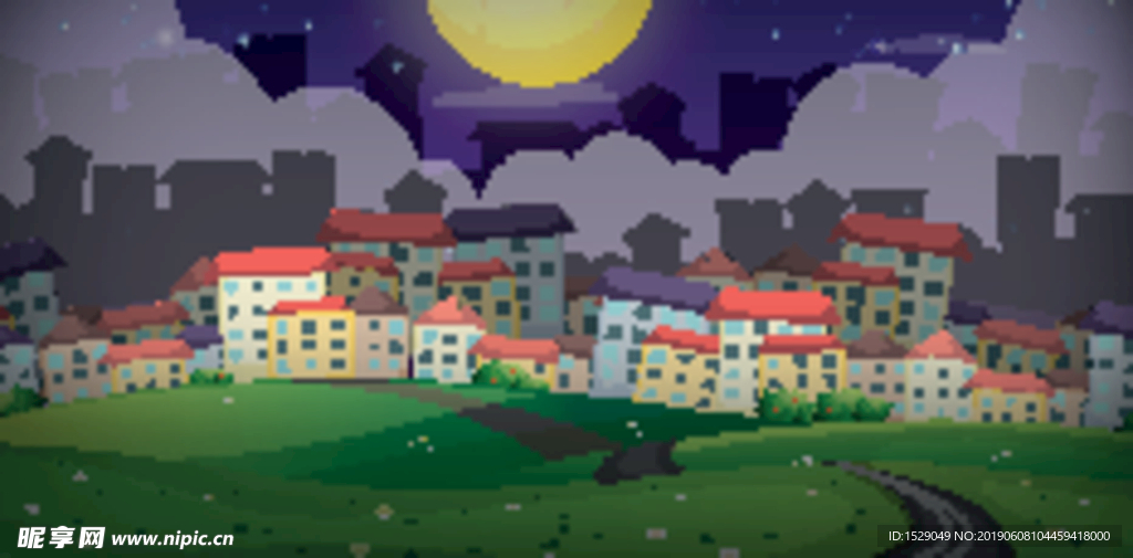城市夜晚风景