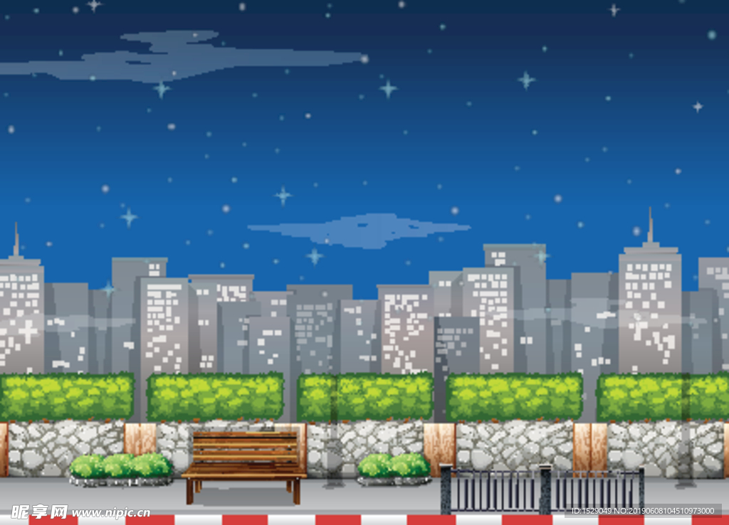 城市夜晚风景