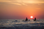 大海夕阳落日