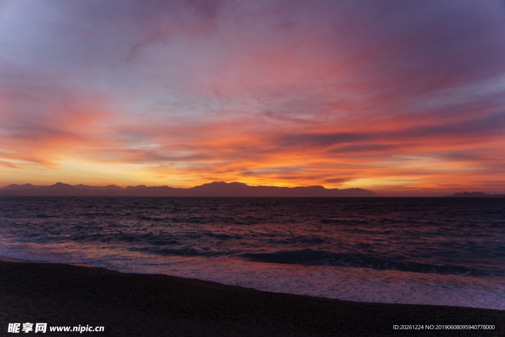 海景夕阳