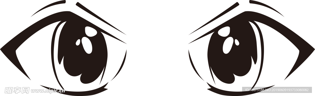 卡通眼睛