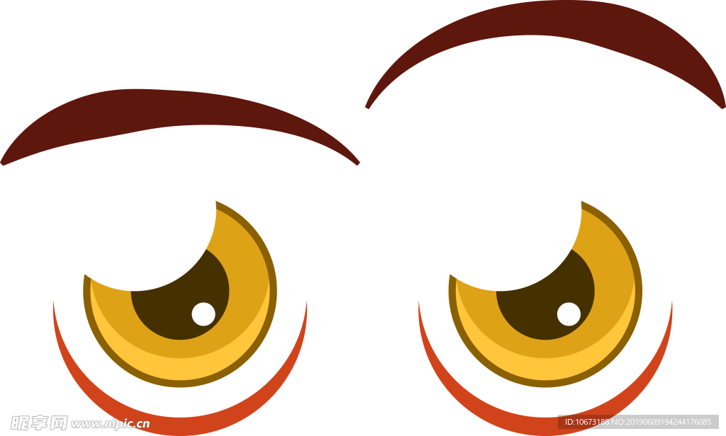 卡通眼睛