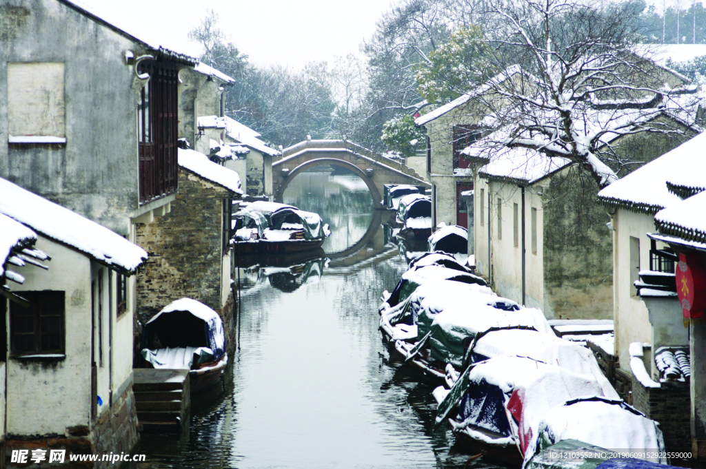 周庄雪景