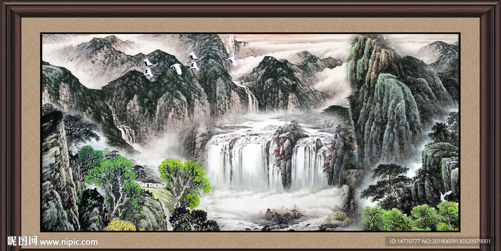山水风景画