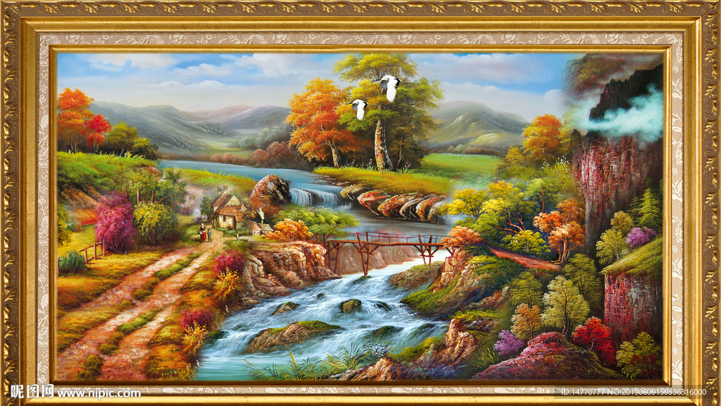 油画风景