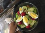 健康食材色拉午餐沙拉绿色晚餐健