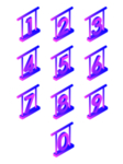 阿拉伯数字免抠素材