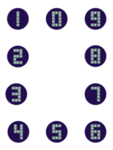 阿拉伯数字免抠素材
