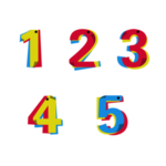阿拉伯数字免抠素材