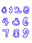 阿拉伯数字免抠素材