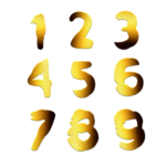 阿拉伯数字免抠素材
