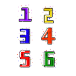 阿拉伯数字免抠素材