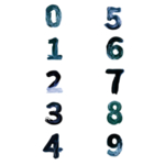 阿拉伯数字免抠素材