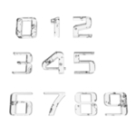 阿拉伯数字免抠素材