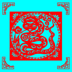 蛇剪纸