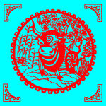 牛剪纸