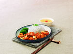 关东蘑菇鸡饭