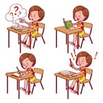 学习的女孩