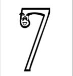 简笔画数字7