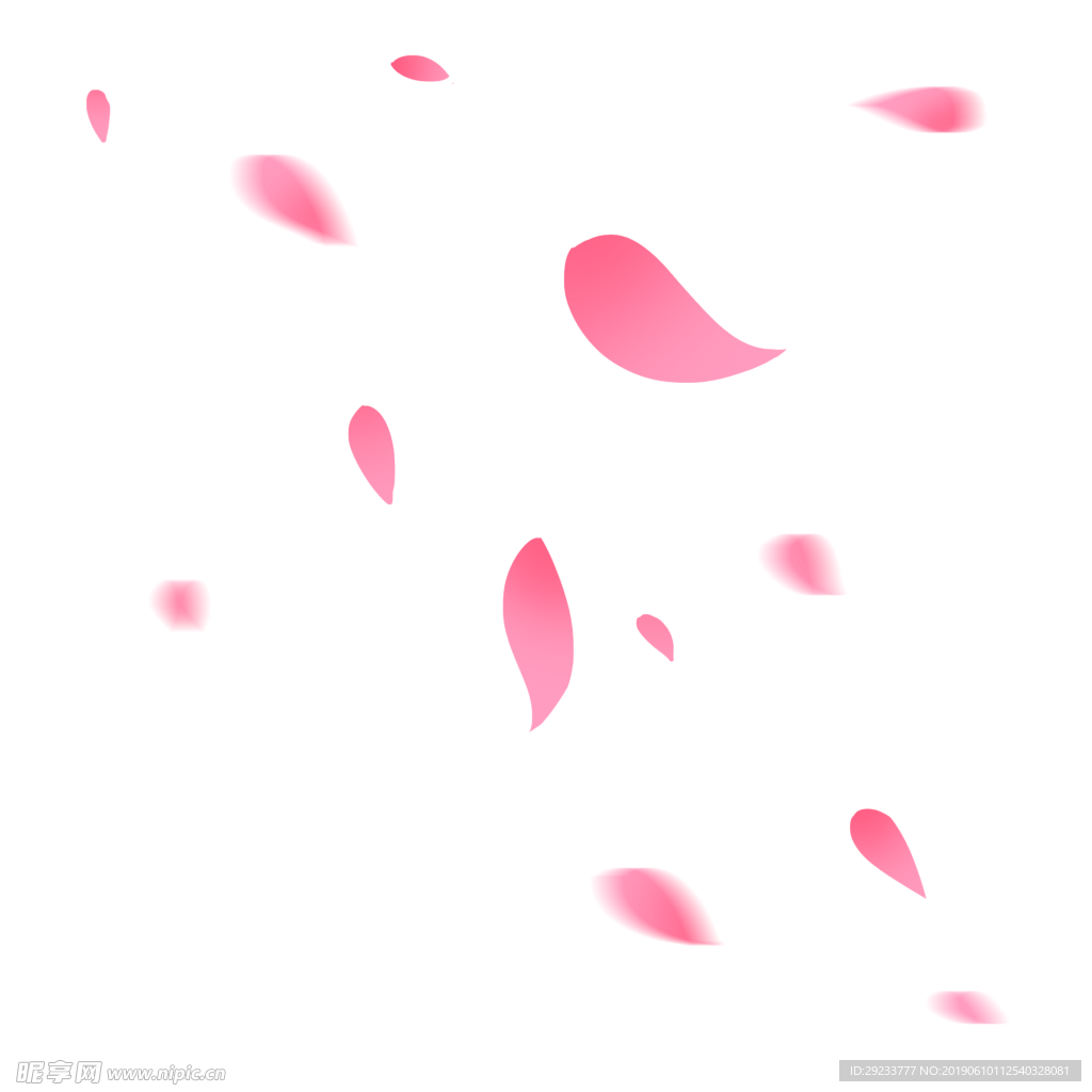 樱花节粉红飞舞花瓣图片素材免费下载 - 觅知网
