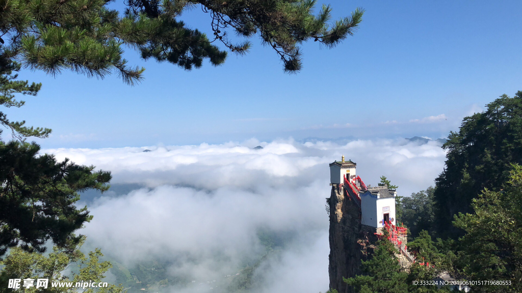 塔云山美景