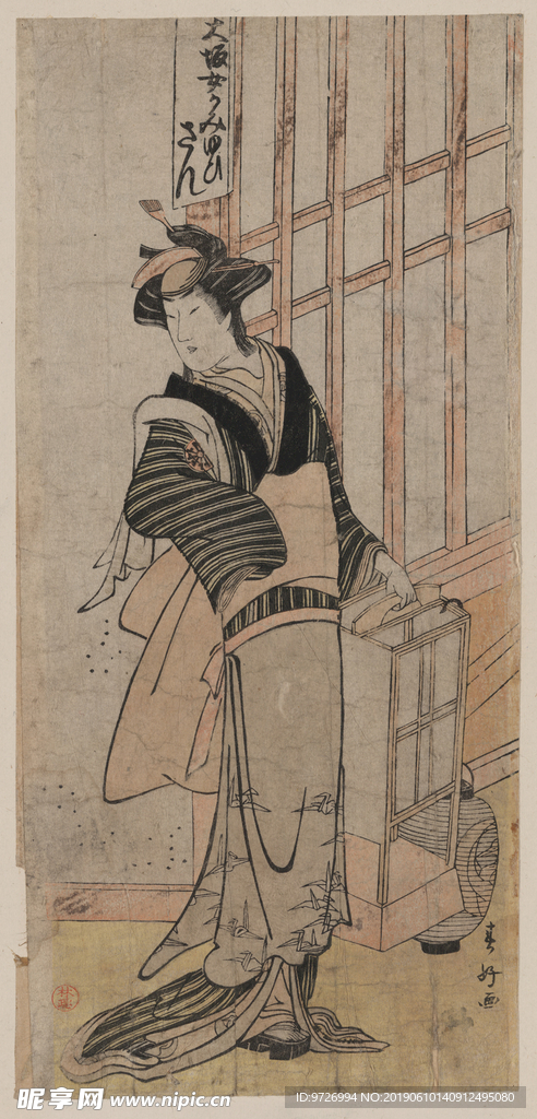 胜川春好浮世绘作品
