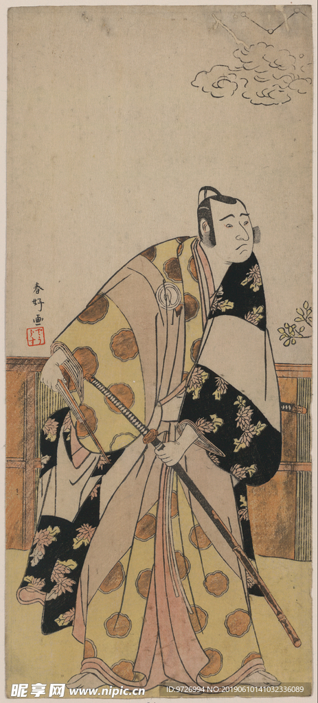胜川春好浮世绘作品