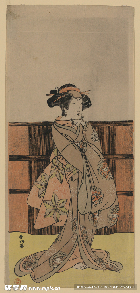 胜川春好浮世绘作品