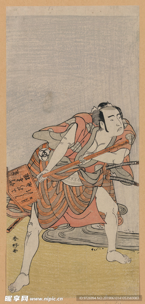 胜川春好浮世绘作品