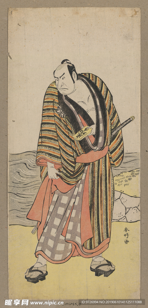 胜川春好浮世绘作品