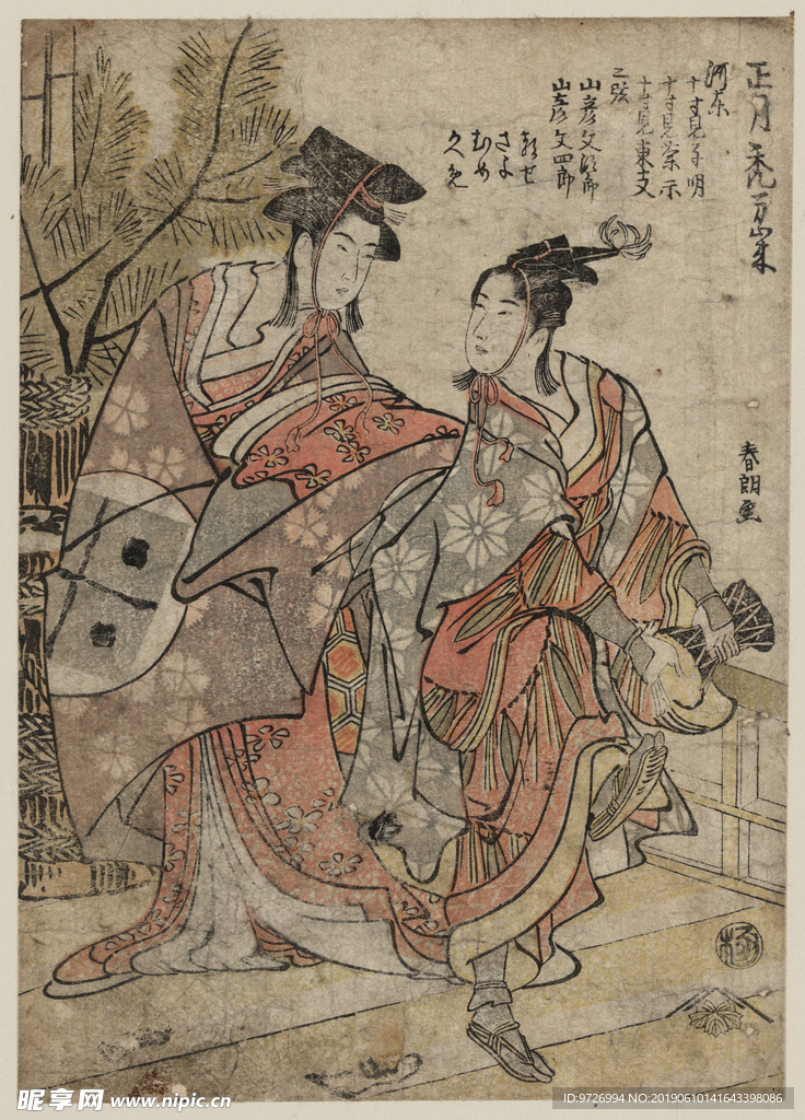 胜川春朗浮世绘作品
