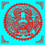 羊剪纸