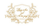 欧式婚礼logo花边素材