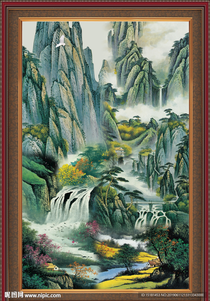 巨幅山水画