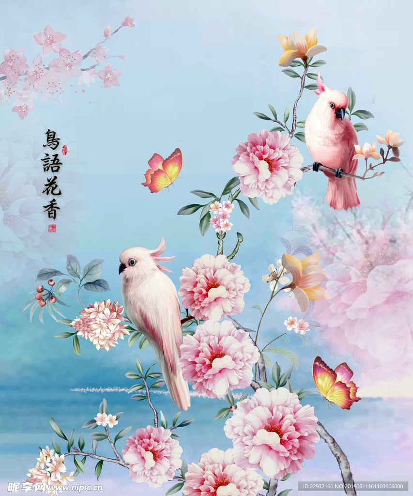 花鸟背景