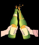 啤酒干杯
