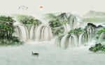 聚财风水画