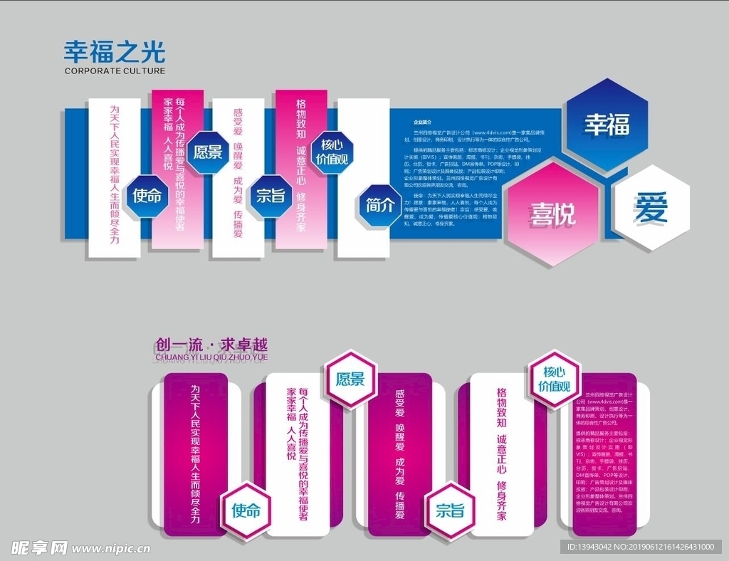 企业文化墙设计