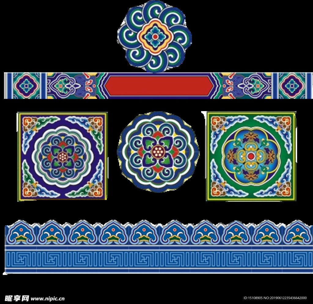 古典花纹