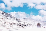 蓝天白云 雪山风景  藏区风景