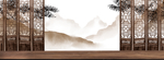 中国风山水画背景